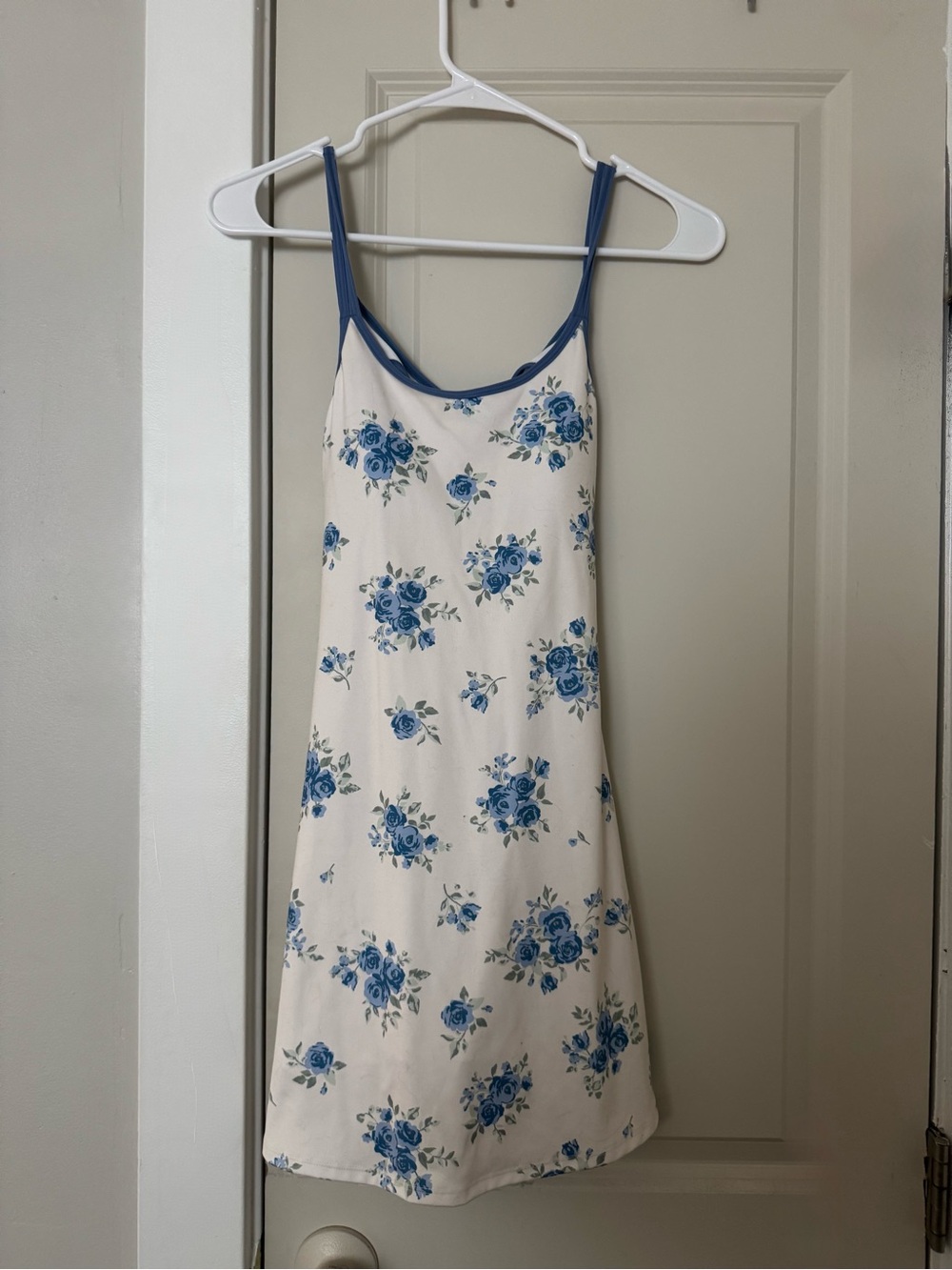 Blue Floral athletic dress
